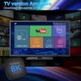 thumbnail image 3 of Transpeed Android 13 TV Box ATV Dual Wifi con TV Apps 8K Video BT5.0 + RK3528 4K 3D Voice Media Player Set Top Box, 3 of 5