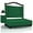 Hunter Green, variant on Stadium Seats with Back Support and Thick Cushion Bleacher Seats with Backs and Cushion Wide, Stadium Chairs Include Shoulder Strap and Pocket, Perfect for Sports Events