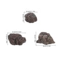 thumbnail image 2 of NUOLUX 3Ud Accesorios De Rocas Artificiales Para Jardín De Hadas Con Y Material Duradero, 2 of 6