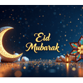 thumbnail image 4 of Eid Mubarak Banner Ramadan Celebration Moon Starry Night Decor Backdrop Party Muslim Festive Decorations Photography Props Background, 4 of 7