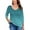 Multicolor XH363, variant on Zeagoo Women's Blouse 3/4 Length Sleeve V Neck Dressy Floral Tunic Top Soft Lightweight Summer Tees Business Casual Work Tops