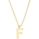 thumbnail image 1 of Collar chapado en oro | Collares de letras para mujer, 1 of 3