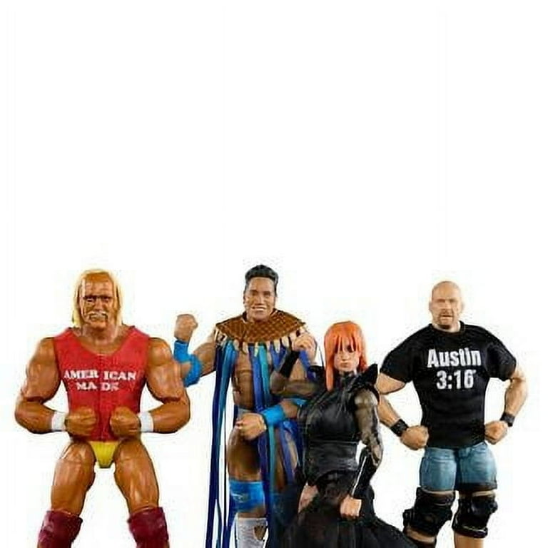 WWE Elite 60th Action Figures Set - Hogan, Rock, Austin, Becky - Walmart.com WWE Elite 60th Action Figures Set - Hogan, Rock, Austin, Becky - Walmart.com