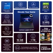 Lenovo Legion 5i 15.1 WQXGA 165Hz Gaming Laptop, Core i7 14700HX, NVIDIA GeForce RTX 5060,16GB, 1TB, 83LY0000US - 3 Months of Microsoft 365 Personal included
