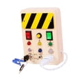 thumbnail image 1 of Busy Board, Electronic Developing Teaching Aids ,LED Switch Board Activities ,Montessori Busy Board for Gift ,Teaching, Early Education USB, 1 of 7