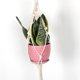 thumbnail image 3 of Cuerda tejida macramé hecha a mano de suspensión del para de del jardín Zulema Canasta de flores de planta, 3 of 8