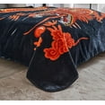 thumbnail image 4 of Chezmoi Collection Heavy Thick Korean Style Faux Mink Blanket Single Ply 9 Lbs, Reversible 750GSM Thick Silky Soft Plush Raschel Mink Blanket, 85" x 95" Asia King Size, Dragon, 4 of 9