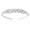 Style 1-Luxury Silver Tone Pearl Bridal Headband, variant on Bohemian Gold Leaf and Flower Wedding Tiara, Elegant Pearl Bridal Headpiece for Garden Wedding and Prom