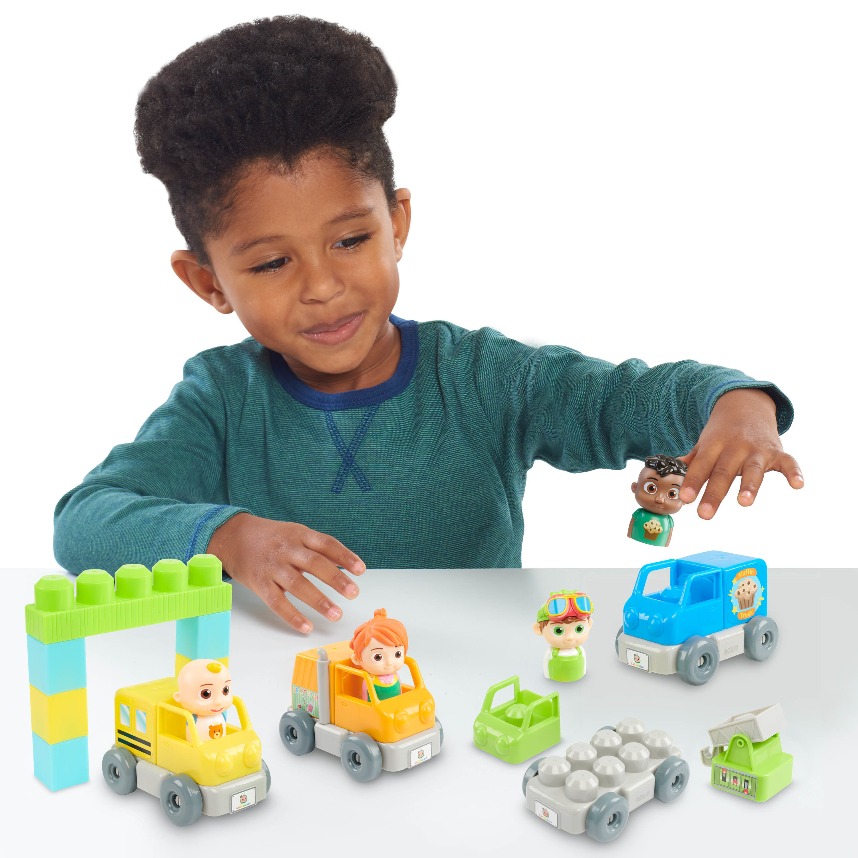 Cocomelon Build A Vehicle & Figure - Cody Mail Truck Buy, Best Price. Shipping