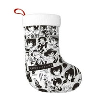 Bungo Stray Dogs Dazai Osamu Christmas Stocking Holiday Socks for Family Friends Xmas Party Decoration Gift