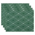 thumbnail image 2 of Simply Daisy 18" x 14-incg Dots and Dashes Geometric Print Placemat (Set of 4), 2 of 2