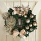 thumbnail image 3 of Corona de Navidad Flores artificiales Champán 25 cm Coronas de Navidad Corona de chimenea de Navidad para interior Decoración de Navidad al aire libre para puerta Pared Ventana Pared Chimenea oso de fresa Juguete, 3 of 3