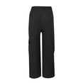 thumbnail image 4 of Aloohaidyvio Cargo Pants for Women High Elastic Waisted Casual Straight Leg Pants with Multi Pockets, 4 of 5