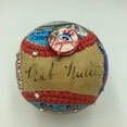 thumbnail image 2 of Babe Ruth Signed Charles Fazzino Hand Painted Pop Art Baseball JSA COA 1/1, 2 of 11