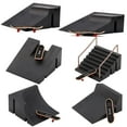 thumbnail image 1 of Reduce! YOHOME Skate Parks Kit Ramp Parts for Finger Skateboard Fingerboard, 1 of 4
