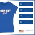 thumbnail image 6 of Country Girl Logo T-Shirt Western Rodeo Style Southern Pride Cowgirl Rustic Feminine Farm Life Ranch Women's Tee, 6 of 7