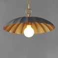thumbnail image 2 of 18055DGGL-Maxim Lighting-Primrose - 1 Light Pendant-9 Inches Tall and 16 Inches Wide-Dark Grey/Gold Leaf Finish, 2 of 5
