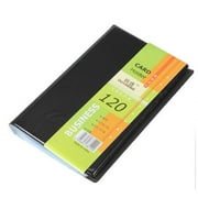 INTBUYING Leather 120 Cards Business Name ID Credit Card Holder Book Case Keeper Organizer