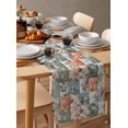 thumbnail image 6 of Ldtrchee Elegant Spring Floral Table Runner 60 Inches, Summer Botanical Farmhouse Plaid Bed Runner Dresser Scarves Tabletop for Indoor Outdoor Parties/Ceremony/Banquet, 13" x 60", 6 of 8