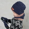 thumbnail image 6 of Lnzyyephy Beanie Gloves Scarf Set for Men Boys Winter Warm Knit Hat Gloves Scarf Set Cold Weather Accessories, 6 of 7