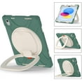 thumbnail image 3 of iPad 10th Generation 2022 Case 360°Rotatable Stand with Shoulder Strap Handle Pencil Holder Heavy Duty Shockproof Silicone Protective Case for iPad 10, 3 of 8