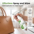 thumbnail image 7 of Leather Cleaner and Conditioner Foam Solution Cream Bundle, for Use of Leather Furniture, Car Interior, Apparel, Boots, Shoes, Bags, and More White, 7 of 7