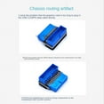 thumbnail image 3 of Adaptador de Cabezal USB USB3.2 GEN1 19Pin/20Pin Socket 90 Grados Convertidor de Codo de DireccióN DIY Placa Base de Escritorio A, 3 of 5
