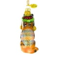 thumbnail image 2 of Cody Foster Festively Dressed Kitty - 1 Glass Ornament 3.75 Inch, Glass - Sweater Knit Cap Christmas Tree, 2 of 3