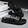 thumbnail image 2 of Zapatillas de estilo para hombre, ropa de calle, verano, moda, suela gruesa, hogar, deportes, playa, sandalias y zapatillas de una palabra para hombre, 2 of 5
