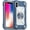 Blue, variant on Compatible with iPhone X/iPhone Xs Case 5.8 Inch with Magnetic Car Mount Ring Stand, Heavy-Duty Military Grade Shockproof Phone Cover for iPhone X/XS. (Black)