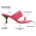thumbnail image 4 of Journee Womens Monyka Woven Slip On Sandals, 4 of 9