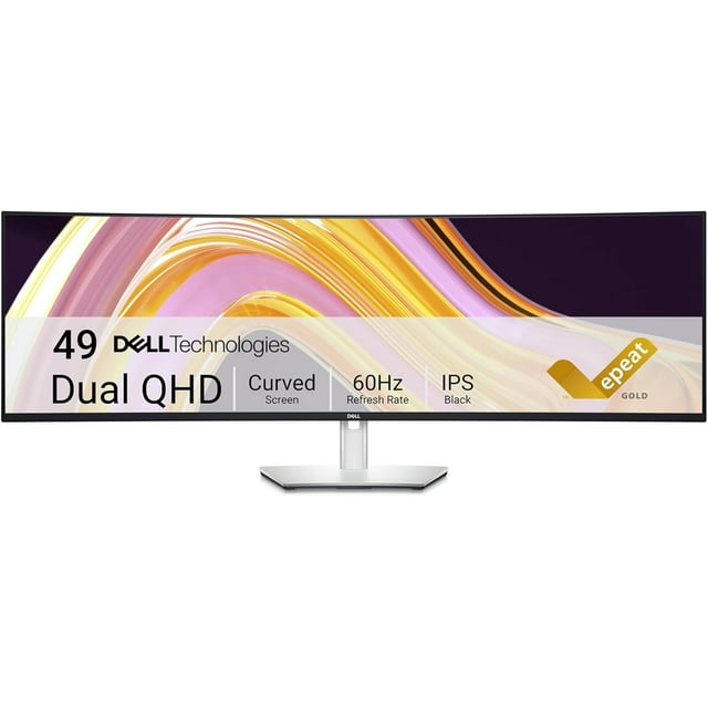 Dell UltraSharp U4924DW Incurvé USB-C, Moniteur QHD 49 Pouces Remis à Neuf