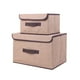 thumbnail image 5 of Caja De Almacenamiento Plegable De Tela, Apilable Y a Prueba De Polvo, Con Tapa Multifuncional, De Algodn, 40, 6 X 30, 5 X 15, 2 Cm (16 X 12 X 6 Pulgadas), Ideal Para Organizar El Hogar, Ukhbmc, 5 of 9