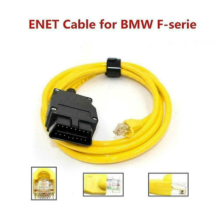 10 PIECES ENET OBD Cable for BMW ICOM E-SYS ISTA Wholesale Bulk Coding  F-Series