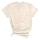 thumbnail image 3 of MHFRRA Camiseta de Manga Corta con Estampado de Cristal de Colores para Mujer, Informal, de Moda de Verano Beige, 3 of 3
