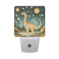thumbnail image 6 of Yayeee LED Night Light for The Home Plug in With Light Sensors 2 Pack, Dinosaur with Stars, 6 of 6