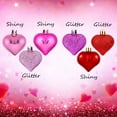 thumbnail image 6 of Valentines Day Heart Ornaments,Emopeak Romantic Heart Ornaments for Valentine Tree, 24 Pieces Valentine's Day Heart Baubles - Hanging Decorations for Home Hotel Wedding Party, 6 of 9