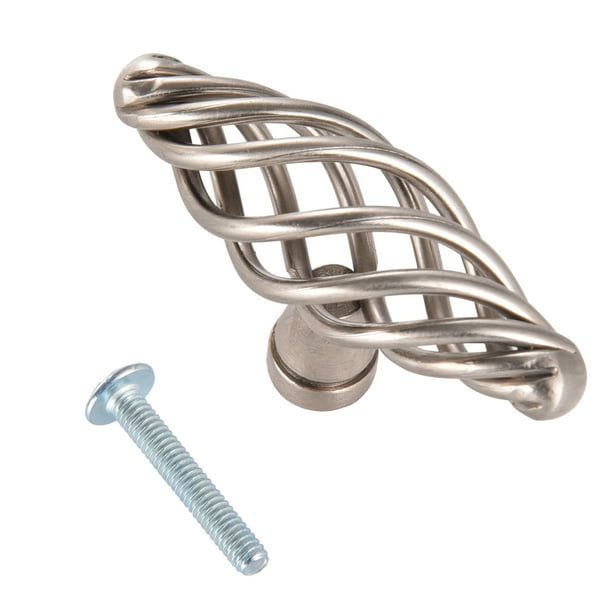 25 PCS Bird Cage Birdcage Kitchen Knobs Knob SN Nickel 76MM 3