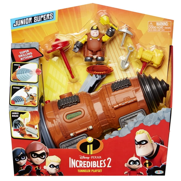 incredibles 2 underminer attack track set