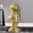 thumbnail image 6 of Astronaut Statue Preschool Learning Educational Toys Creative Cute Outer Space Sculpture for Boys Decoration Table office and home , Gold, 6 of 8