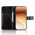thumbnail image 5 of Wallet Case for Honor 600 Pro with Card Holder, PU Leather Flip Phone Case with Kickstand Magnetic Closure Wrist Strap Black, 5 of 5