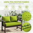 thumbnail image 4 of Kimunuk Outdoor Loveseat Cushion Set, 46" x 26" x 5" Waterproof Patio Furniture Cushions for Couch Bench Swing, Grass Green, 4 of 6