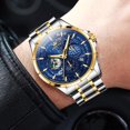 thumbnail image 3 of OLEVS Watches for Men Starry Sky Moon Phase Dial Luxury Business Waterproof Quartz Male Wristwatches, 3 of 10