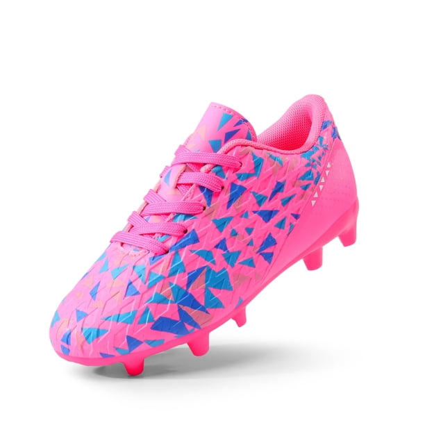 Tacos de Fútbol DREAM PAIRS Juvenil para Césped Firme Talla 6 Rosa
