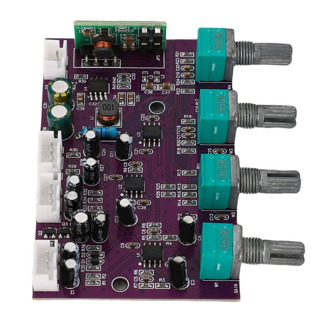 Placa De Tono De Preamplificador, Placa De Tono De Preamplificador Fácil De Conectar 3 Chip Tine5532 20Hz-20kHz Para Conexiones De Equipos De Sonido