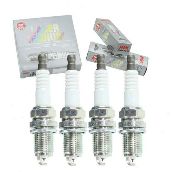 4 pc NGK Laser Iridium Spark Plugs compatible with Hyundai Sonata 2.4L L4 2006-2008