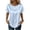 Dark Blue, variant on Womens T Shirts Crewneck Short Sleeve Stain Going Out Tops Business Casual Fashion Sunflower Print Blouses Summer Loose Basic Tees Top Yellow XXL