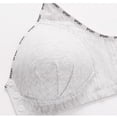 thumbnail image 6 of Pxxlle Wireless Bras for Women Front Closure Supportive Bra Comfortable Full Coverage Everyday Bralettes with Adjustable Straps 46 White, 6 of 9