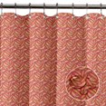 thumbnail image 5 of S4Sassy Orange Palm Leaves Printed Bathroom Curtain Waterproof Shower Drapes-60 x 70 Inch, 5 of 6