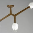 thumbnail image 2 of ET2 Lighting - Blossom - 27 Inch 12W 3 LED Flush Mount-Natural Aged Brass Finish, 2 of 5